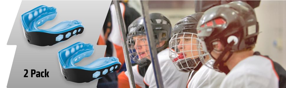 Shock Doctor Mouthguard Gel Max 2-Pack Youth